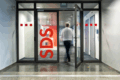 SDS door with SDS Setting Digital Standards Logo