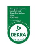 Dekra Zertifikat ISO 45001