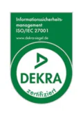 Dekra Zertifikat ISO/IEC 27001